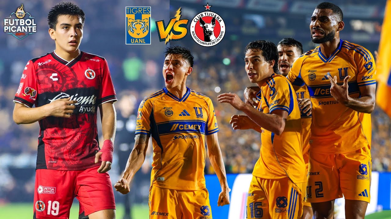 REMONTADA HIST&Oacute;RICA. TIGRES GOLEA a TIJUANA de GIL MORA y se mete en SEMIFINALES | Futbol Picante