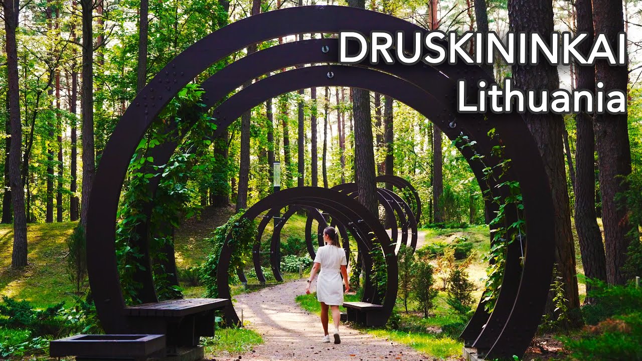 Druskininkai spa resort in Lithuania and Soviet sculpture park