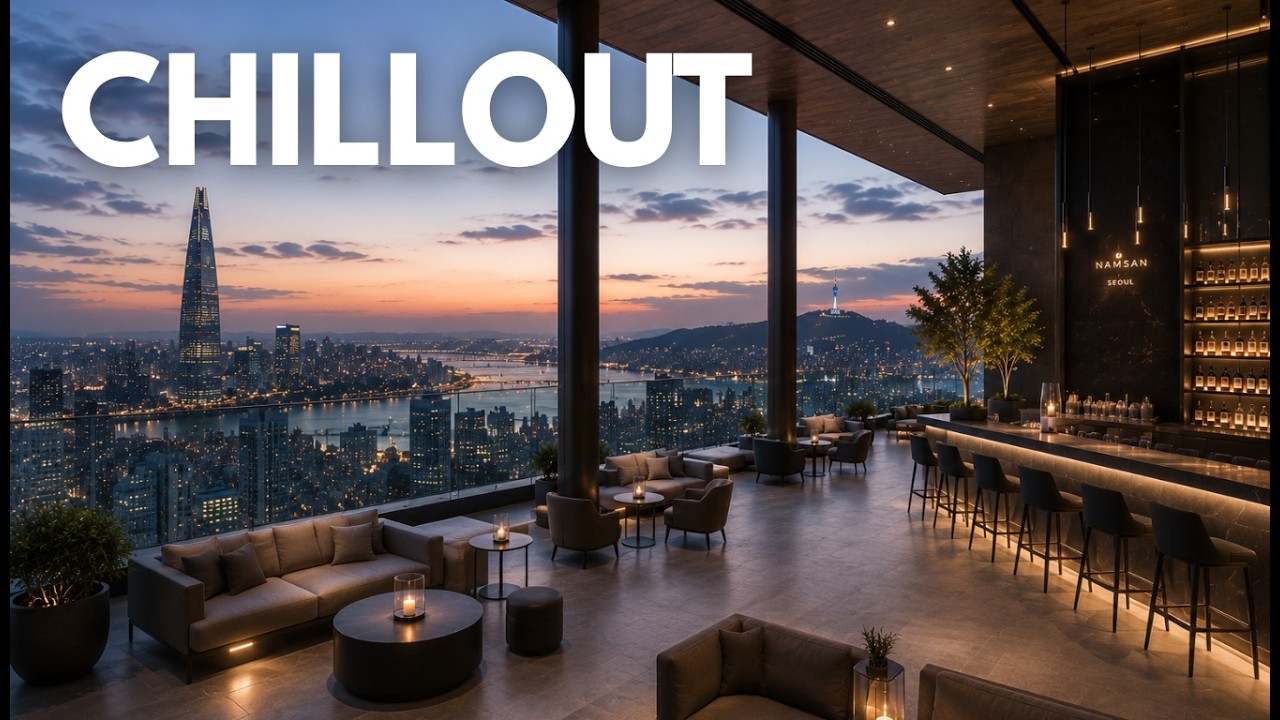 Seoul Sky Lounge 🇰🇷 Luxury Lounge Electronica | Rooftop City Night Mix