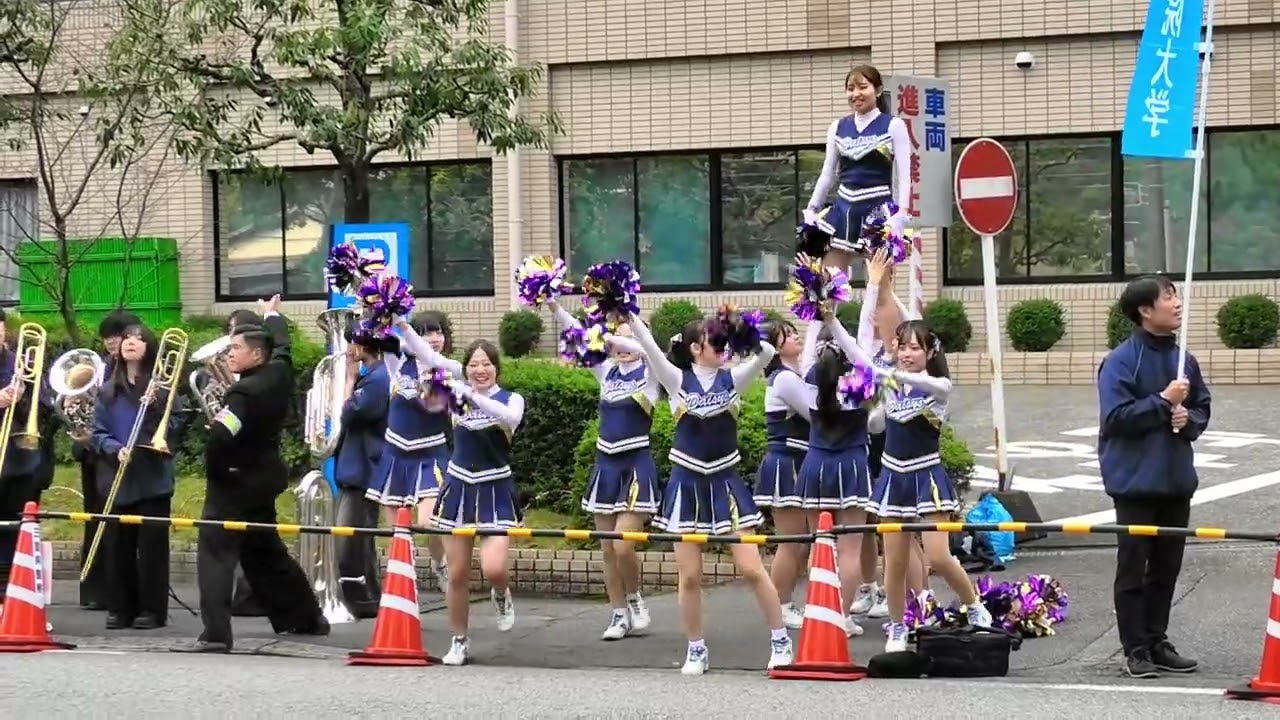 【東北学院大学応援団前通過★伊勢神宮ゴール直前★通過シーン★全日本大学駅伝★2025.11.2】