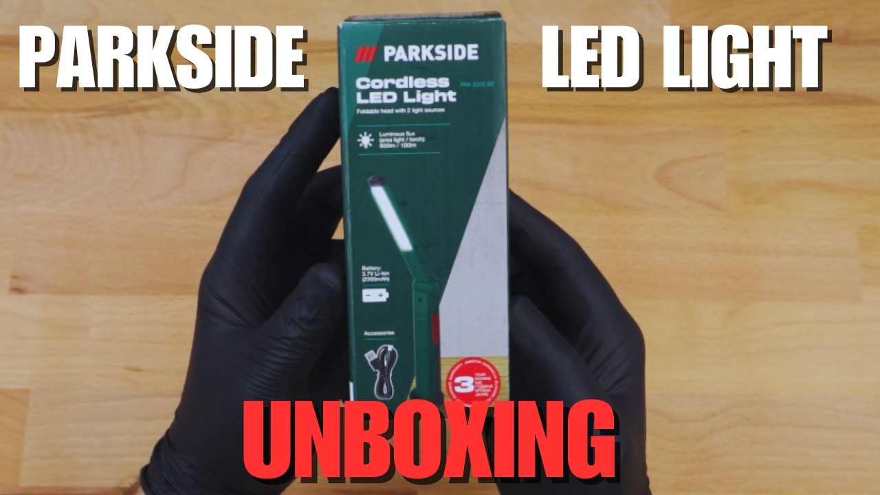 Parkside Cordless LED Light PAK 2200 B2 Review & Test