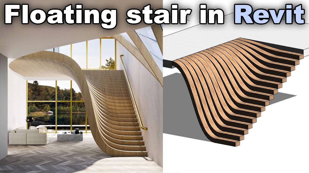 Floating Stairs in Revit Tutorial