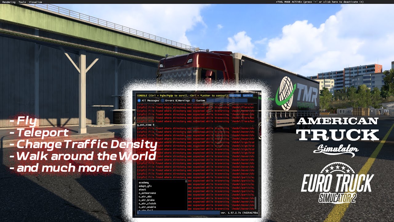 How to Enable the Dev Console in ATS & ETS2 | Step-by-Step Tutorial (2025)