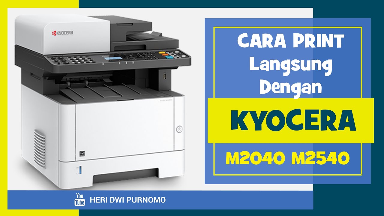 Как печатать напрямую с помощью копировального аппарата Kyocera m2040