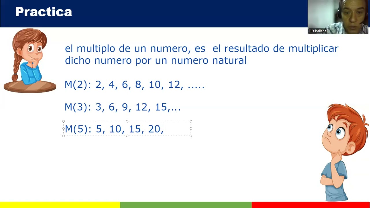 Clase 17 (2). Nivel 5° 6° primaria: múltiplos y divisores 16022026