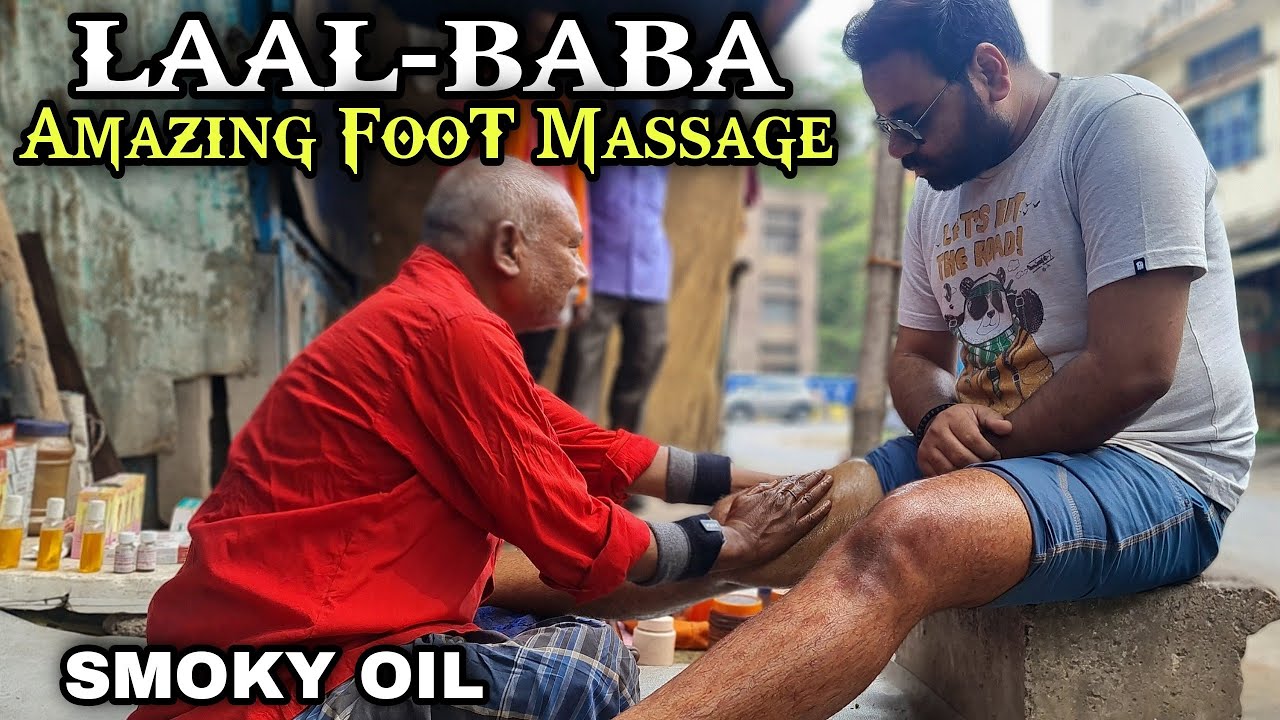 Foot massage by LAAL-BABA ! Indian Massues #ASMR