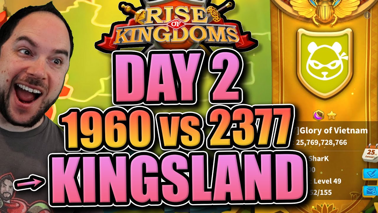 Kingsland Day 2 [2377 vs 1960] Orleans KvK Rise of Kingdoms