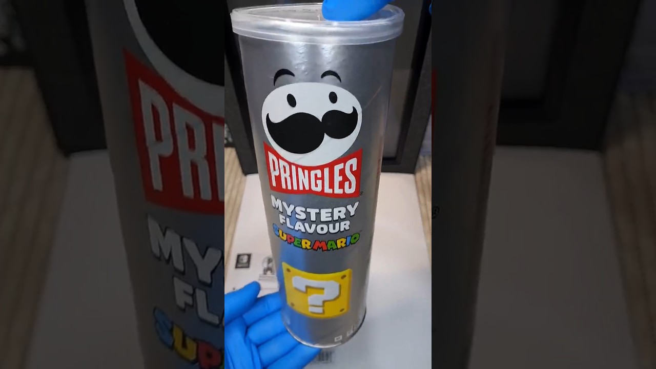 Super Mario Pringles Rare Mystery Flavour LE Chips #supermario #nintendo #pringles
