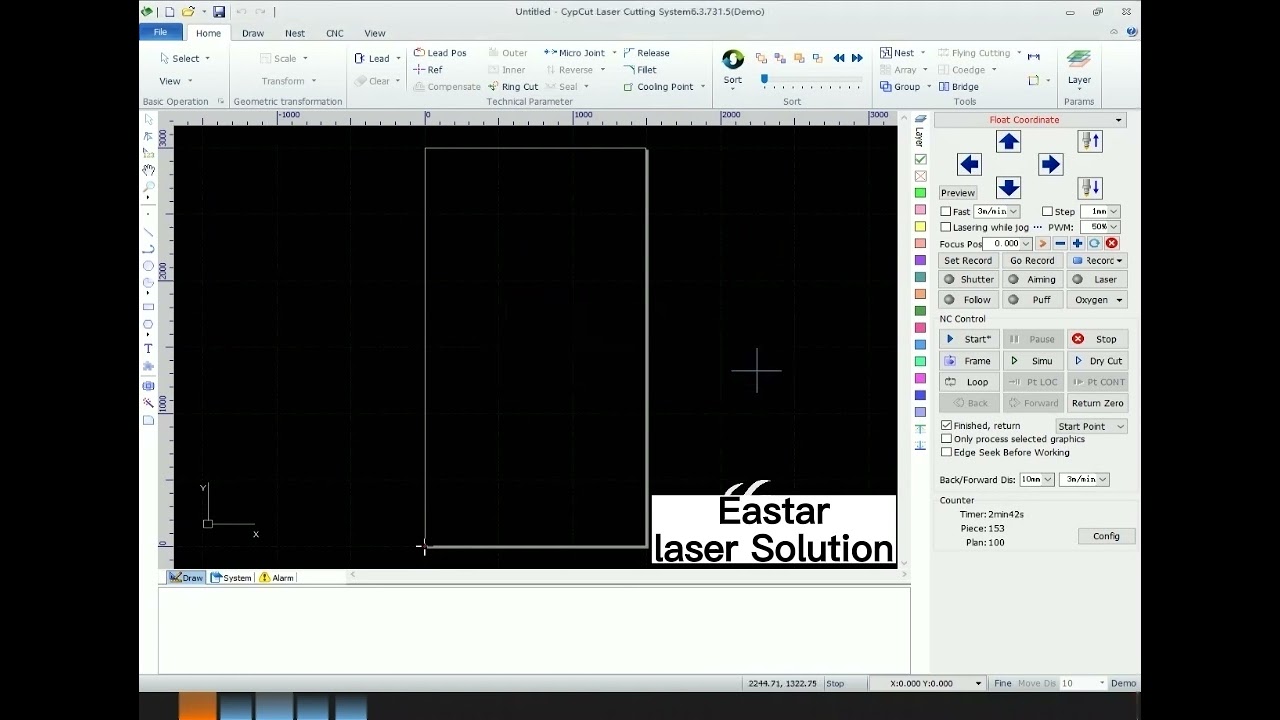 How to set the parameter after change the mainboard-Laser cutting machine