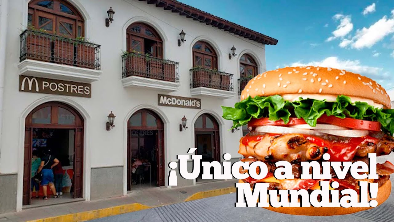 Un asombroso MCDONALDS COLONIAL único en el MUNDO ¿Ya sabes en que CIUDAD está?🇳🇮 🍔 🦁 🕍 😋