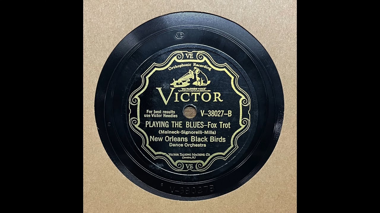Playing the Blues - New Orleans Black Birds (1928) (Jimmy Dorsey, Matty Malneck)