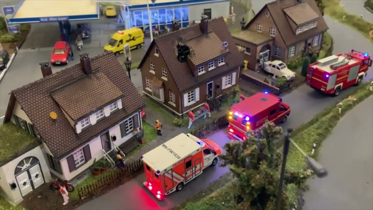 Faller Car System, DC-Car, Win-Digipet,  Feuerwehr-Einsatz