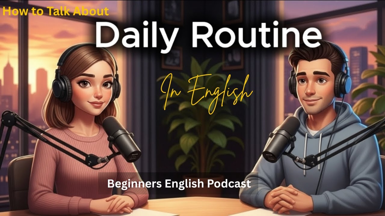 How to Talk About Your Daily Routine in English | Real Life Conversation Practice