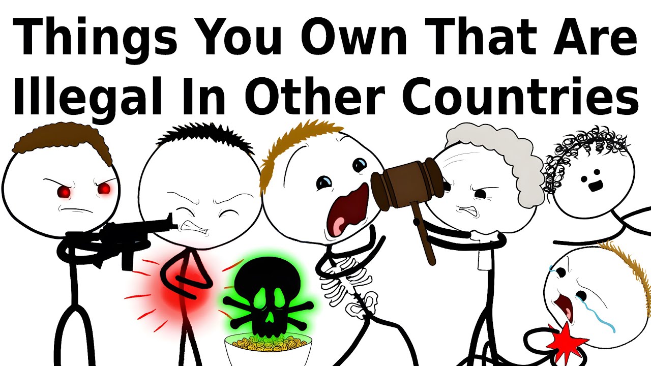 Things You Own That Are Illegal In Other Countries