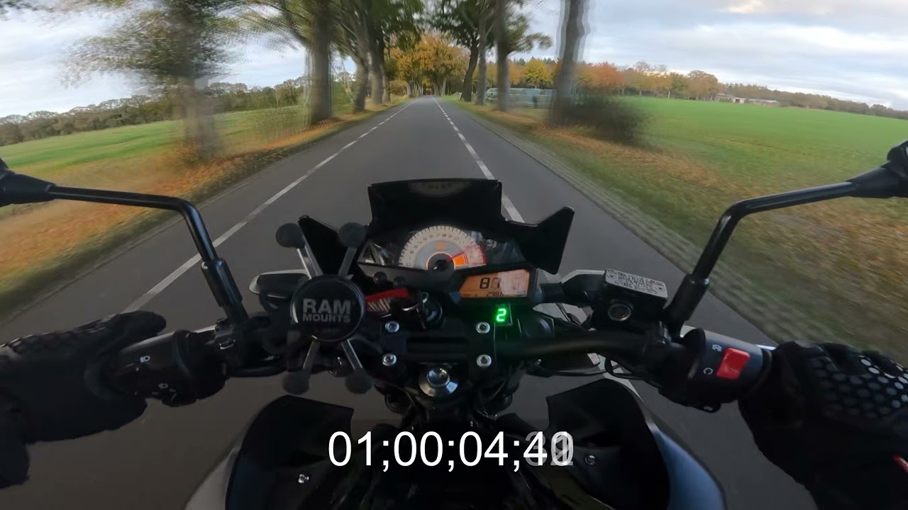 Kawasaki z300 0 to 100 km/h  / 0 to 60 mph