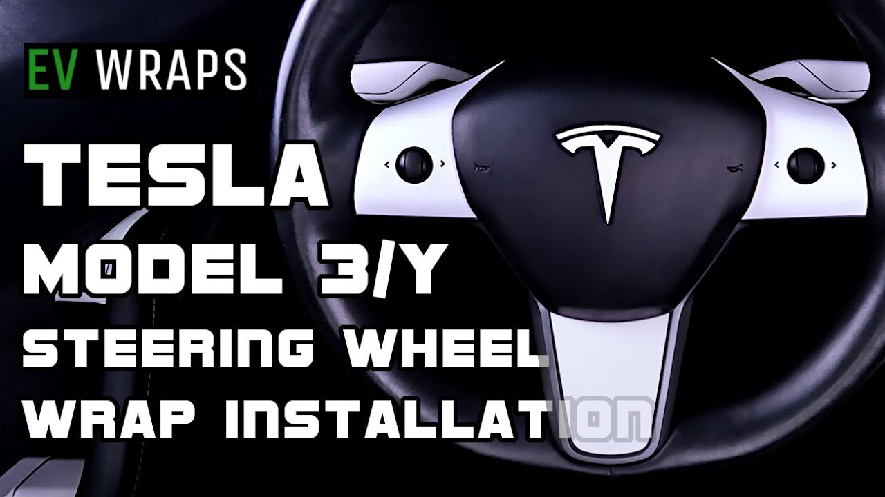 Tesla Model 3 / Model Y - Steering Wheel Wrap Installation