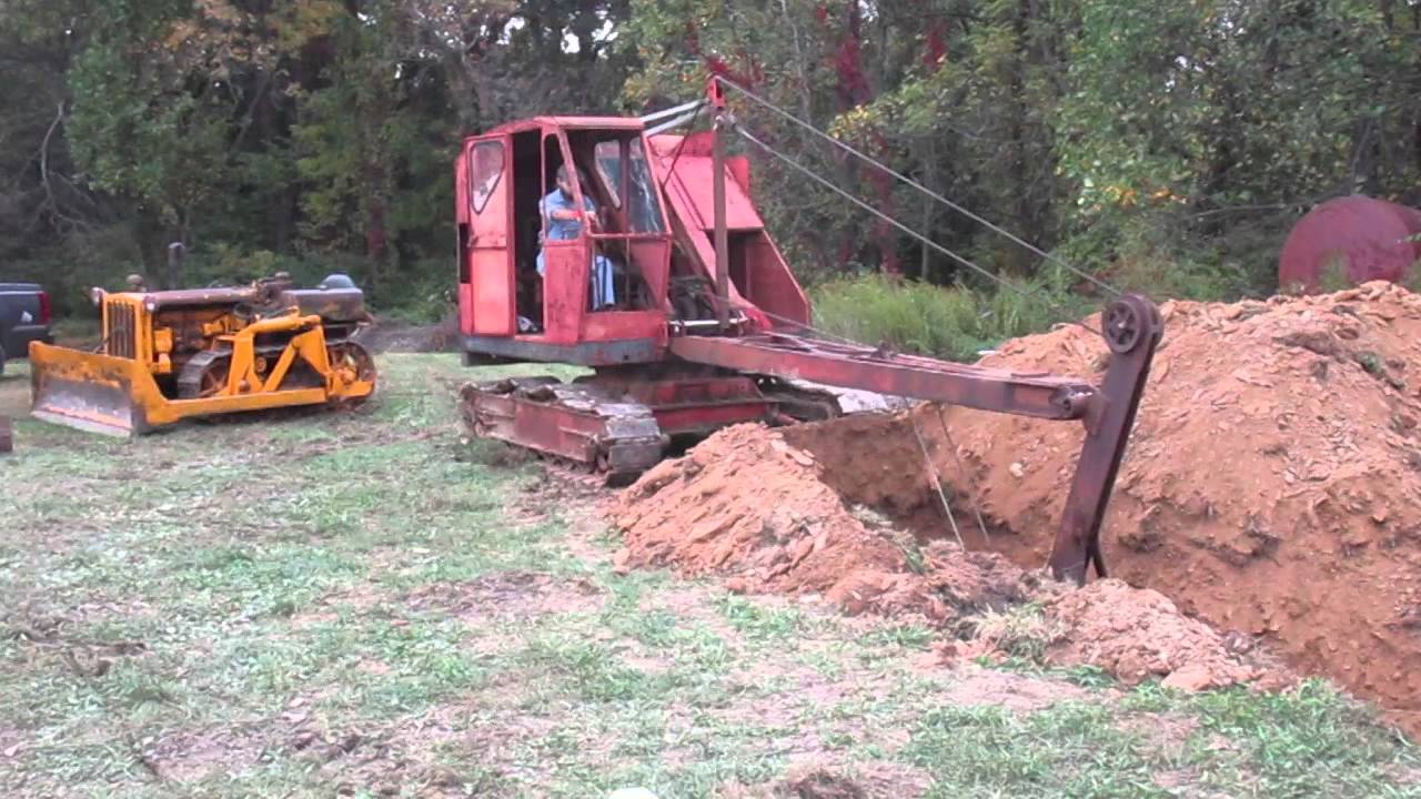 Old Cable Driven Excavator from 2014 Steam O Rame Show