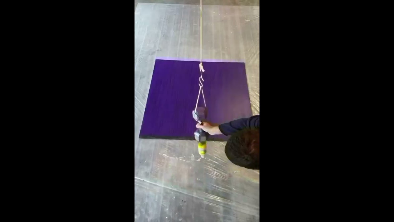 Six pendulum paintings in one minute