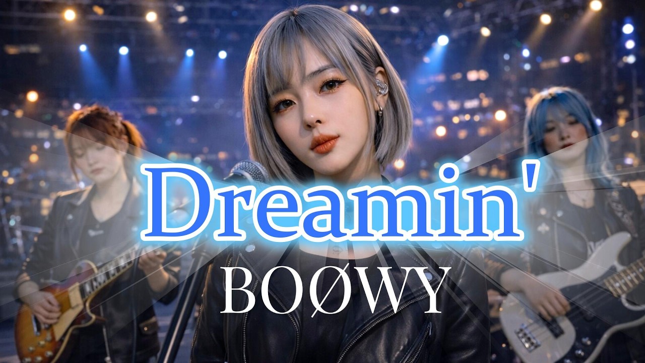 BOØWY/Dreamin' 令和のバンドでカバーしてみた！ ai cover songs japanese