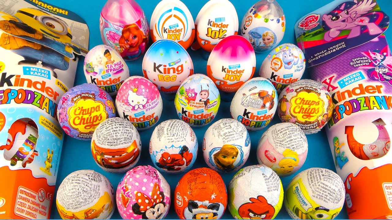 Kinder Surprise Eggs SHOW Old Videos Remastered ASMR from 2015 Childhood Nostalgia
