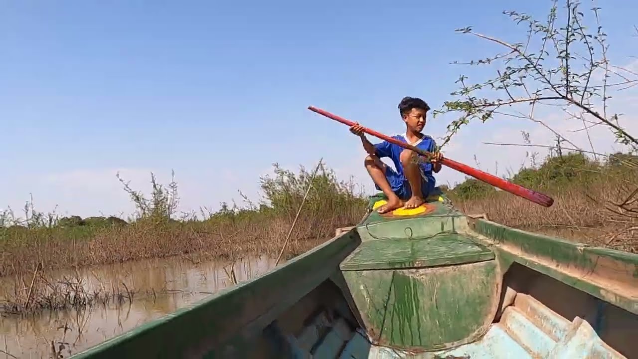 Fishing in big lake EP2 | Cambodia Fishing Team