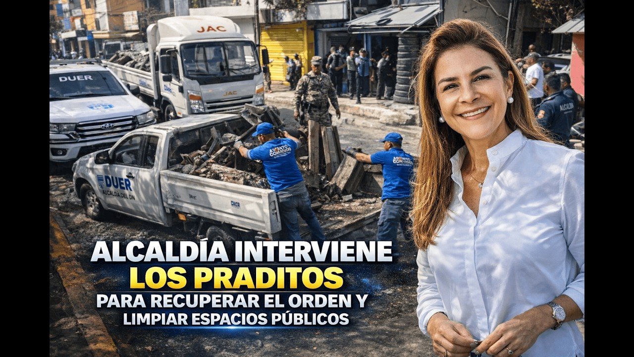 Alcaldía interviene Los Praditos para recuperar el orden y limpiar espacios públicos