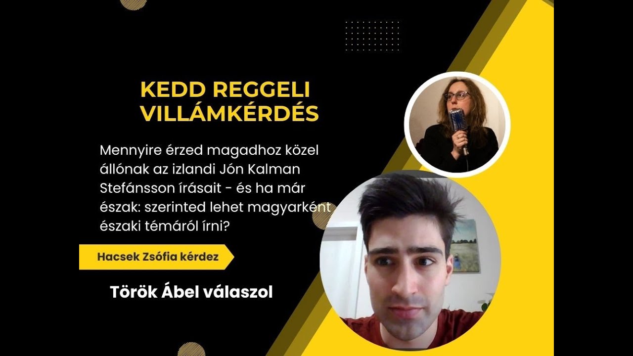 Villáminterjú: Török Ábel válaszol