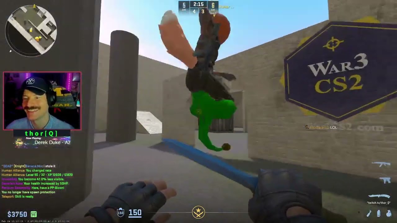 Warcraft 3 Mod in Counter-Strike 2 - de_castleball_retexture - full playthrough