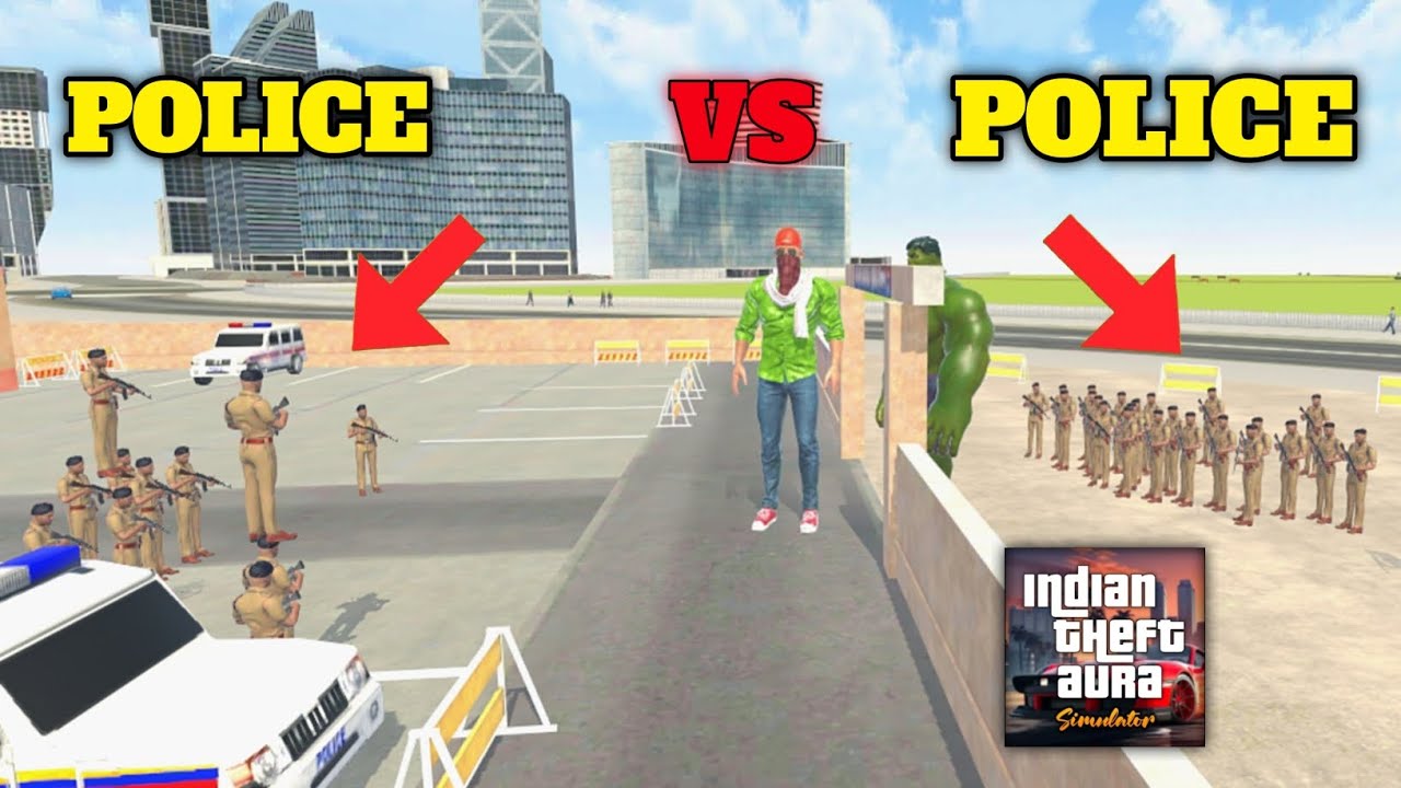 POLICE vs POLICE 😱 | Indian Theft Auto Simulator | Epic Battle