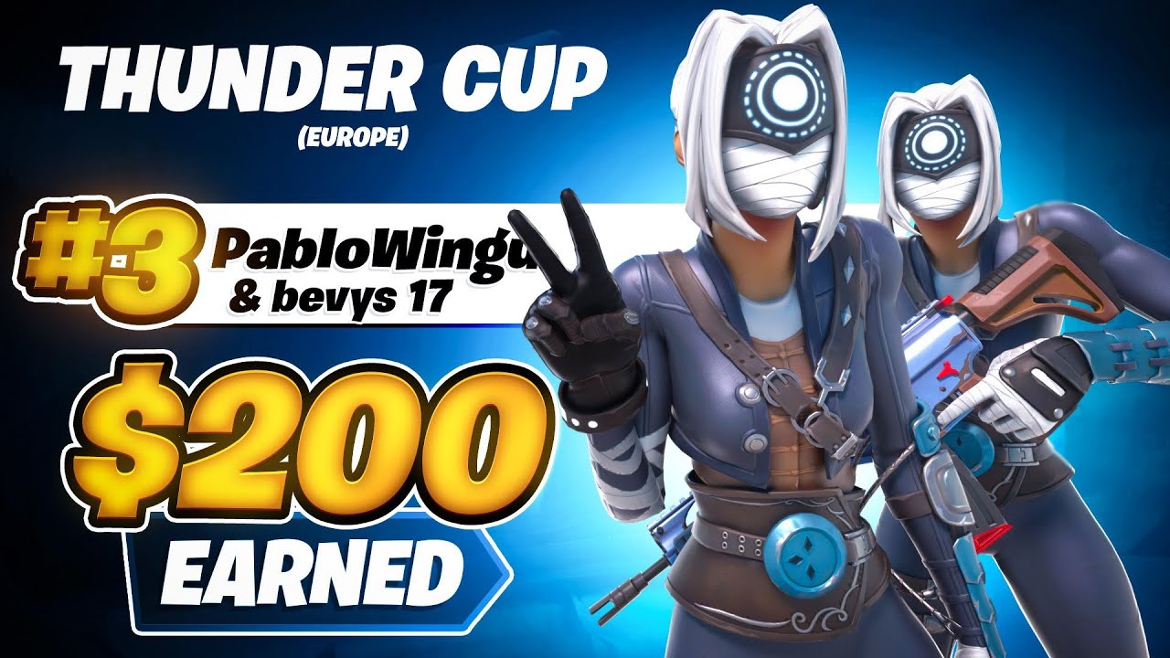 HOW I PLACED 3RD IN THE FORTNITE THUNDER CUP ($200)🏆
