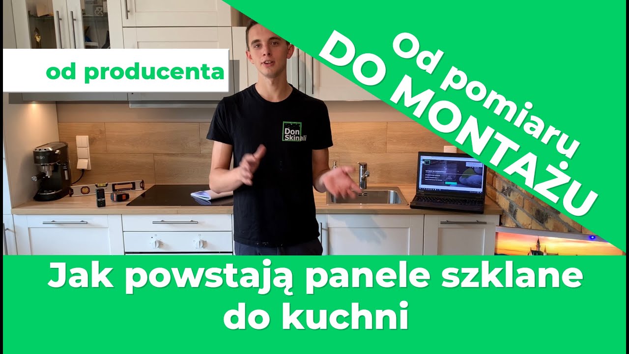 ZOBACZ jak powstają panele szklane do kuchni [pomiar/cięcie/nadruk/montaż] od pomiaru do montażu