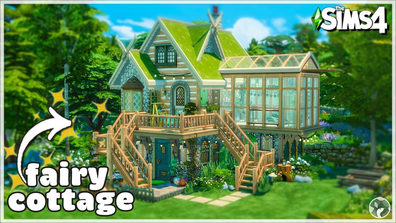 Fairy Cottage 🧚&zwj;♀️ The Sims 4 Speed Build