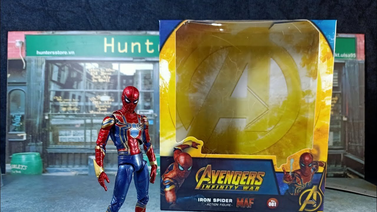 Mafex Spiderman Iron Spider Infinity War BOOTLEG