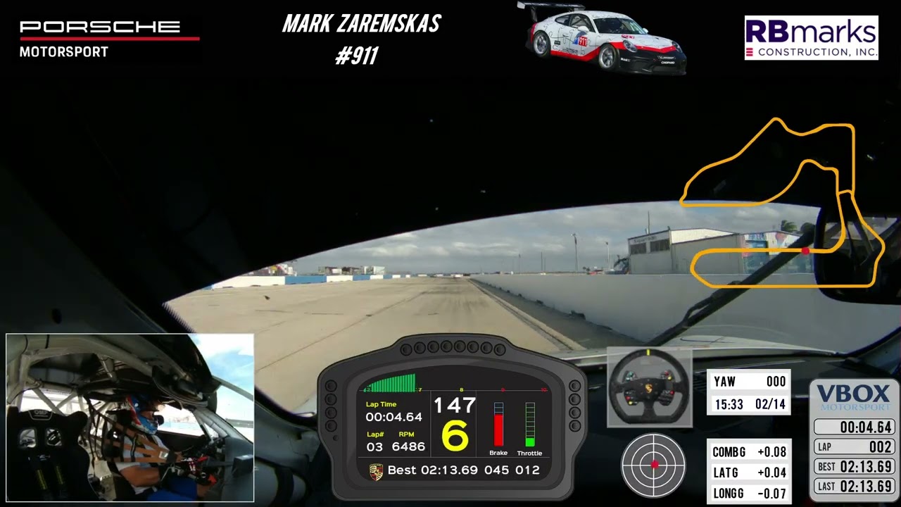 Mark Zaremskas - 991.2 GT3 Cup - Sebring - 2-14-25 - Chasing Kris