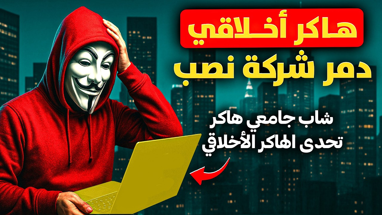 أذكى خطة من هاكر أخلاقي دمر شاب جامعي هاكر أسس برنامج نصب