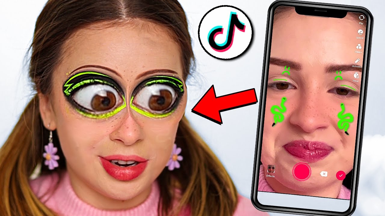 TikTok Filters Pick My Makeup