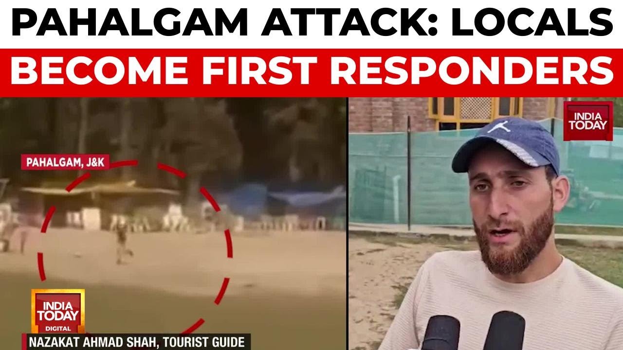 Pahalgam Terror Attack: Local Heroes Save Tourists, One Sacrifices Life | India Today News