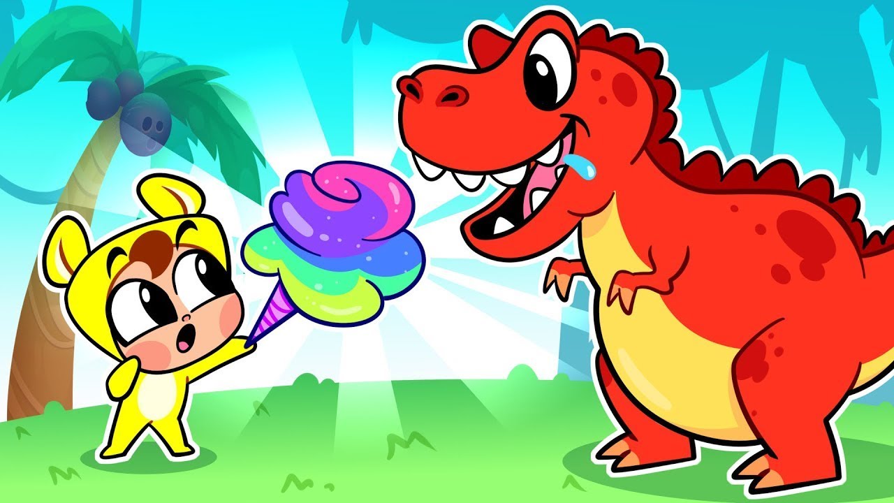 Cool Safari Adventure 🦖 First Time At The Dinosaur Park | Funny Cartoons For Kids | Nursery Rhymes