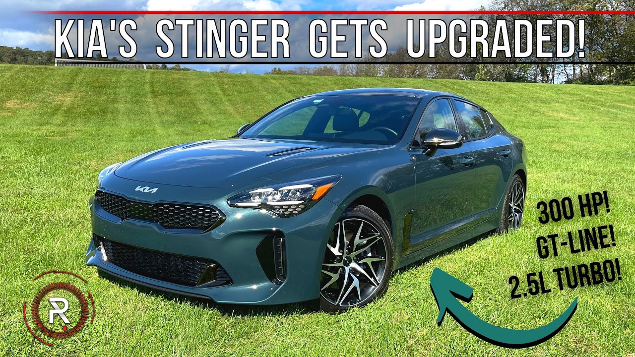 The 2022 Kia Stinger GT-Line Is A More Powerful Rear-Drive Premium Sport Sedan