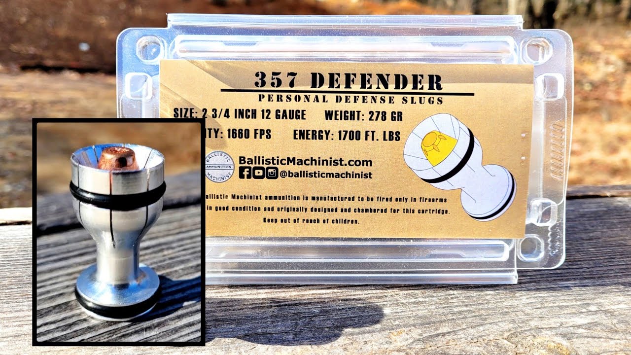 357 Defender | Ballistic Machinist 12 Gauge Ammo