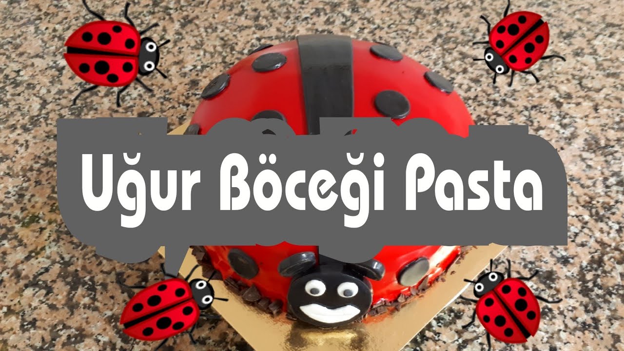 Çikolatalı Uğur Böceği Görünümlü Pasta Yapımı 🐞🎂