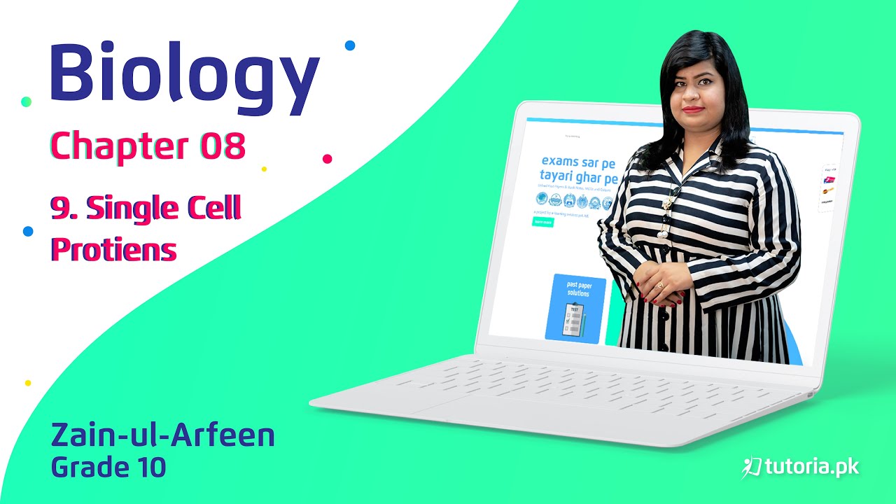 Biology Class 10 | Chapter 8 | Topic 9 | Single Cell Proteins | in urdu | tutoria.pk