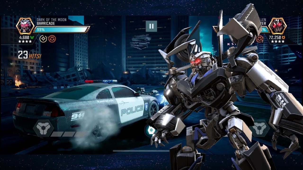 Barricade Gameplay - Rank 5 - Transformers: Forged to Fight