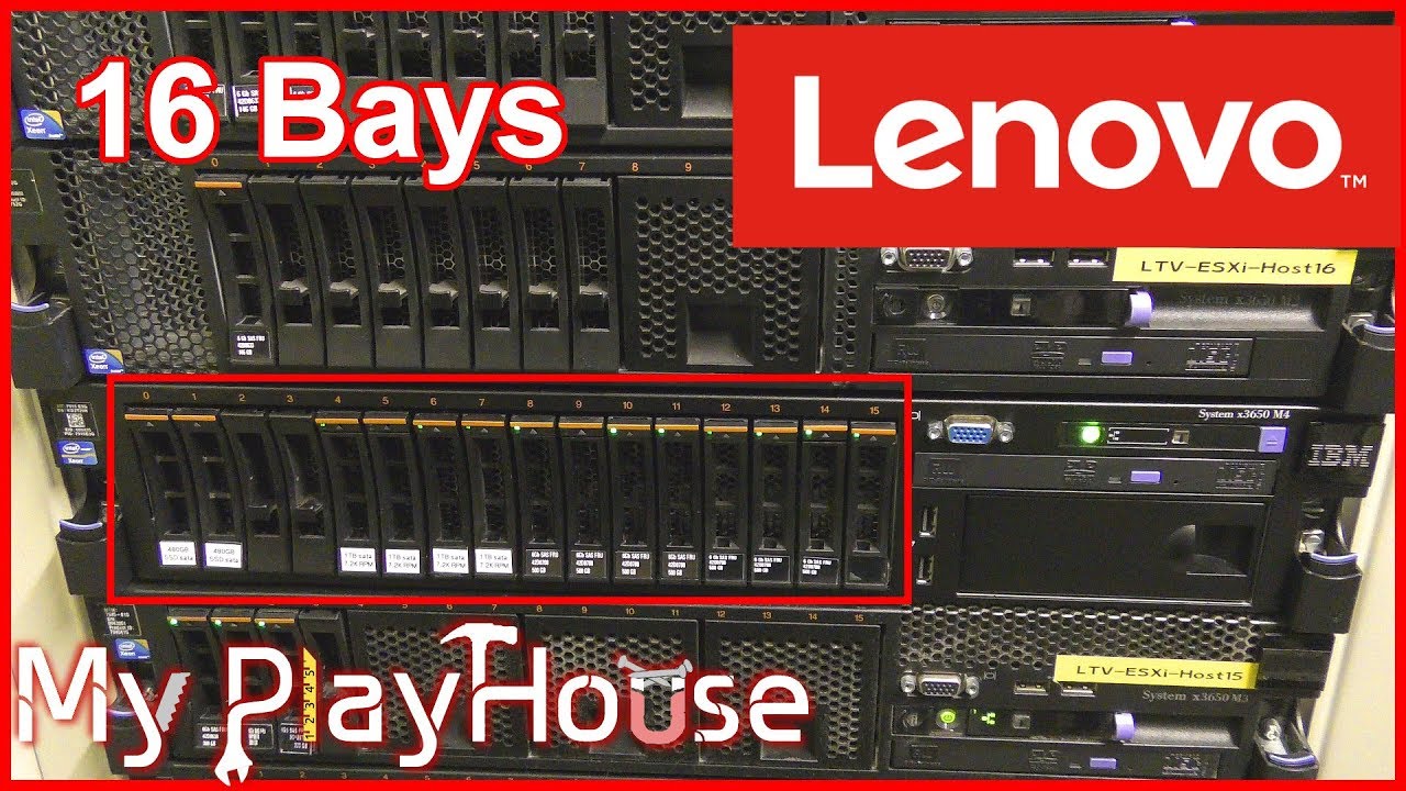 Lenovo x3650 M4 Successful Extended to 16 HDD bays - 636