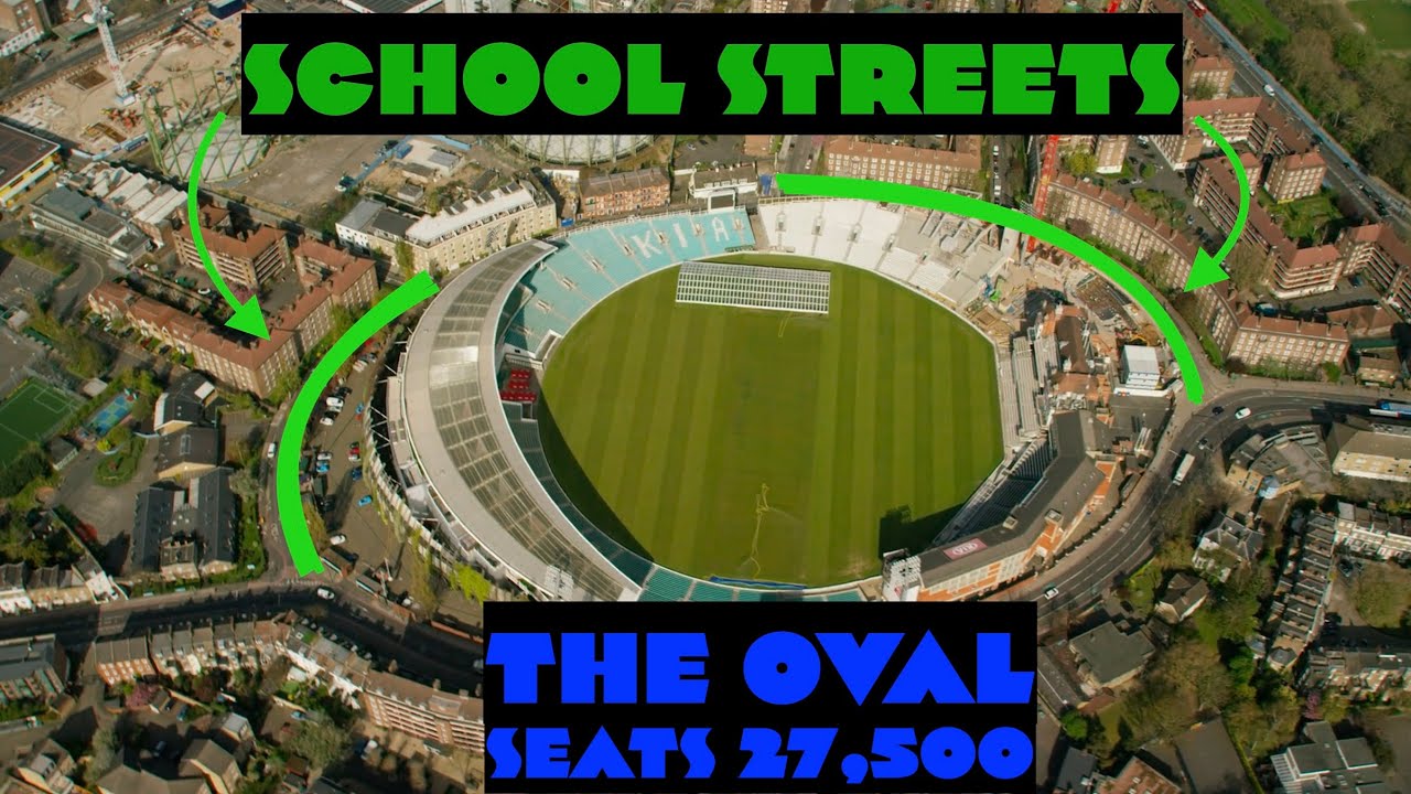 Crazy! London Installed School Streets around a Cricket Stadium! Look!