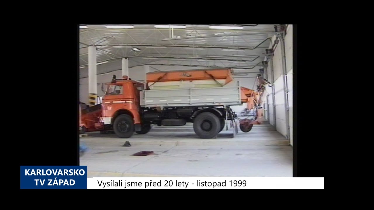 1999 – Cheb: Silničáři získali nový sypač za 4 miliony (TV Západ)