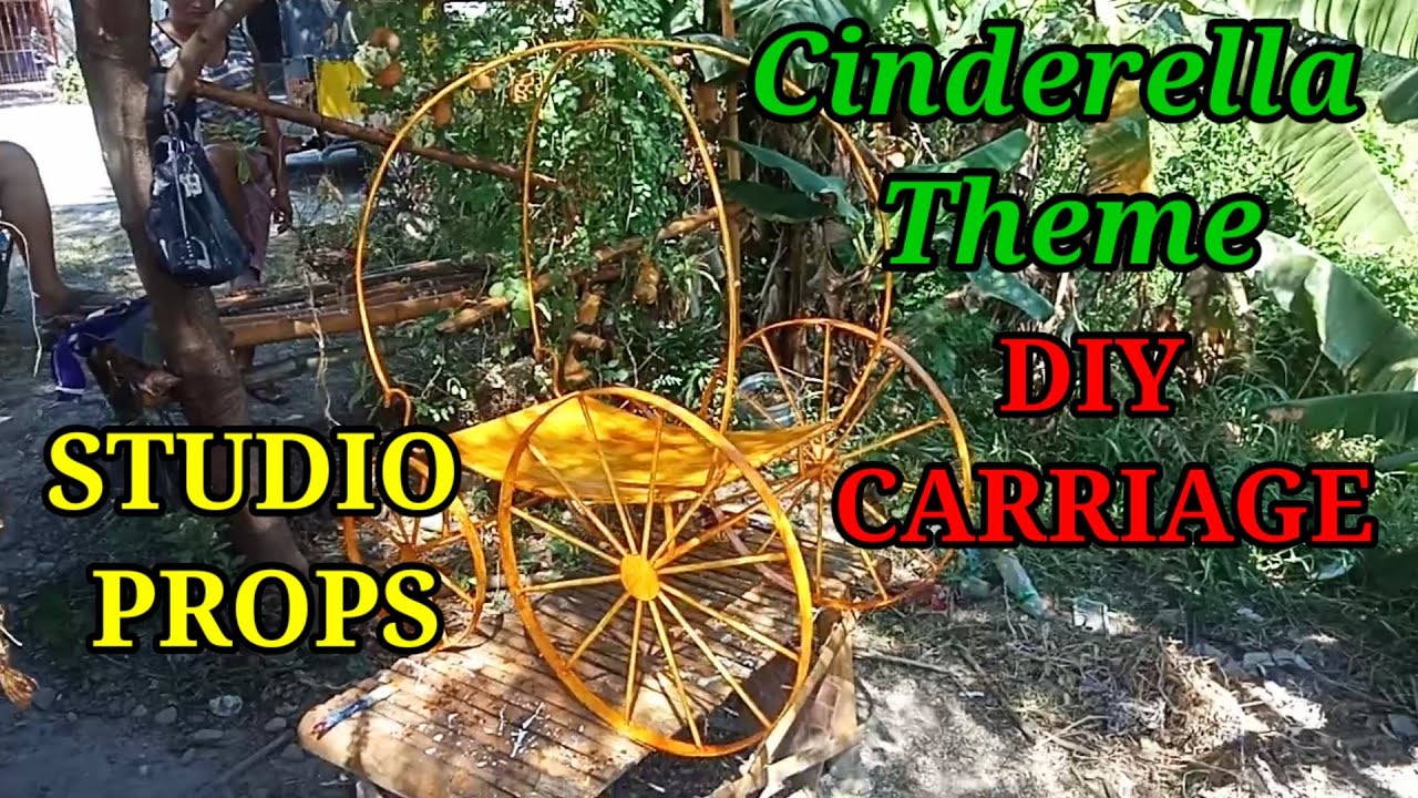 CINDERELLA CARRIAGE DIY/STUDIO PROPS