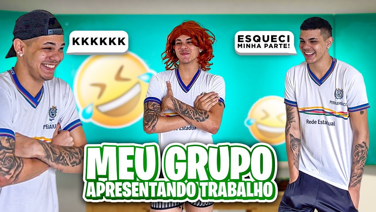 MEU GRUPO APRESENTANDO TRABALHO