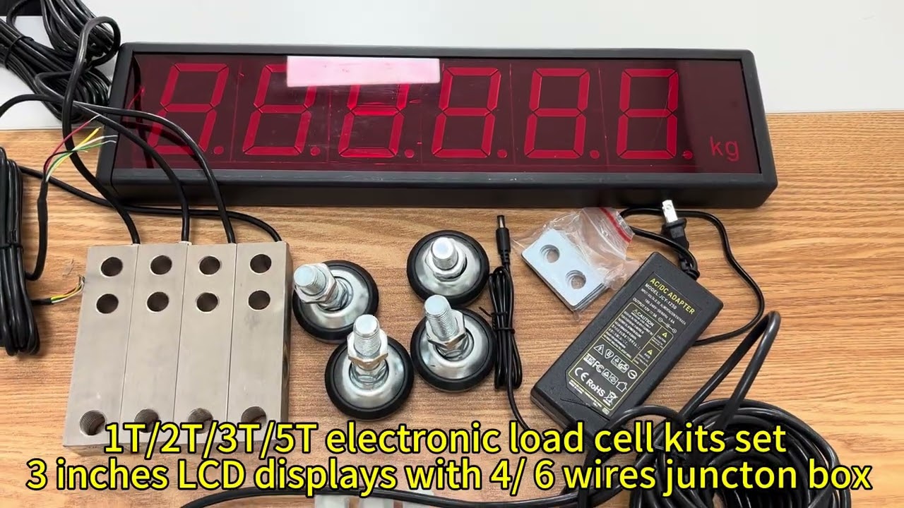 3 inches display and load cell kits 1T 2T 3T/5T