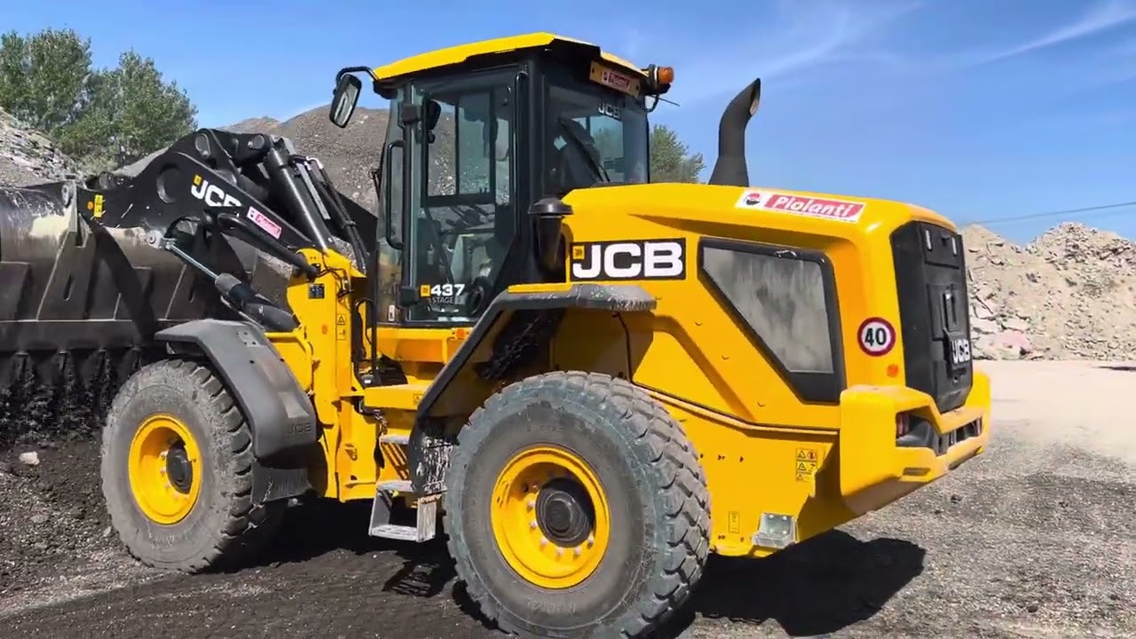Pala gommata JCB 437 ZX Stage V